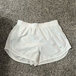 White Nike Athletic Shorts - Size Large